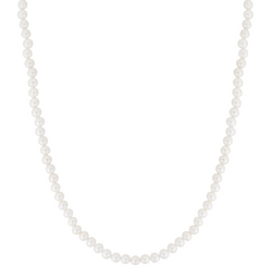 Necklace Pearl Mountain - 6mm - Inox - (50+5cm)